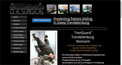 Desktop Screenshot of da-surgical.com