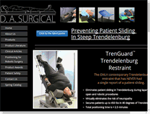Tablet Screenshot of da-surgical.com